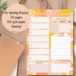 Retro A4 Weekly Planner Pad