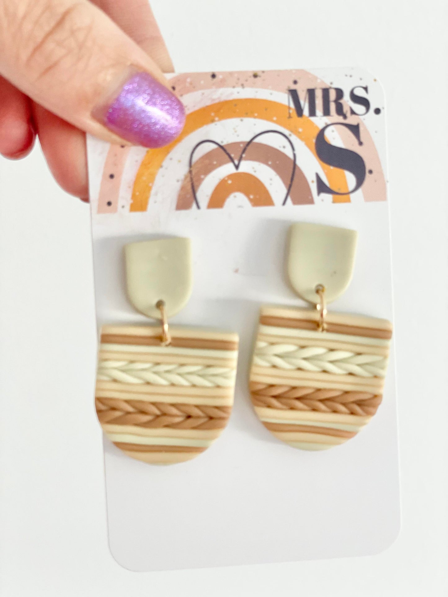 Rattan and Woven Earring Collection