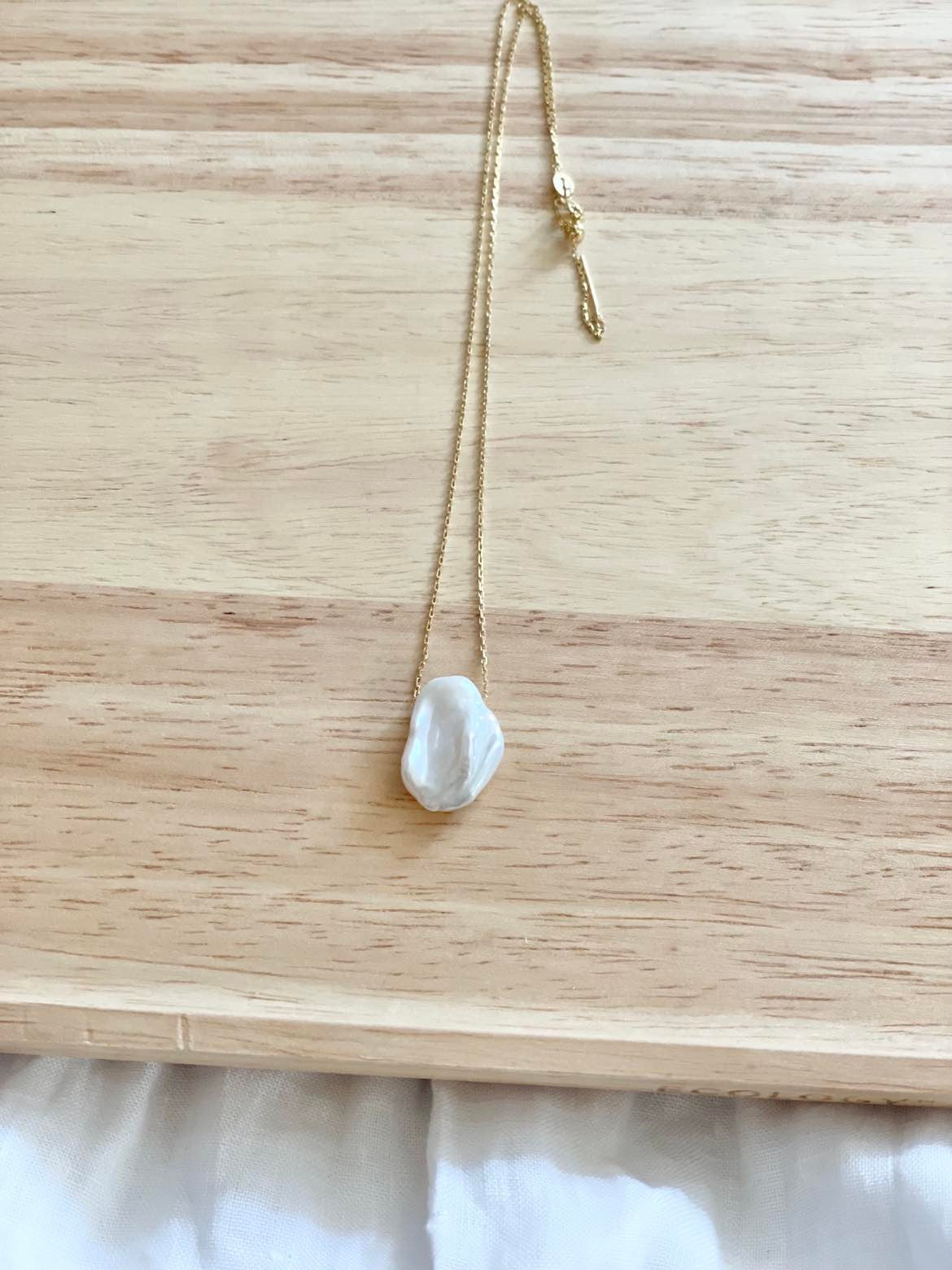 Bailie Baroque Pearl Pendant Necklace