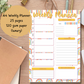 Over the Rainbow A4 Weekly Planner Pad