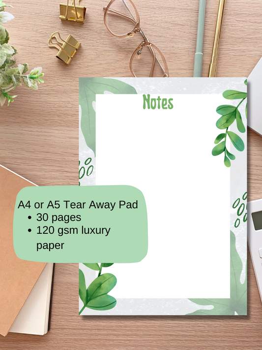 Leaf Luxury Notepad