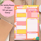 Just Start A4 Weekly Planner Pad
